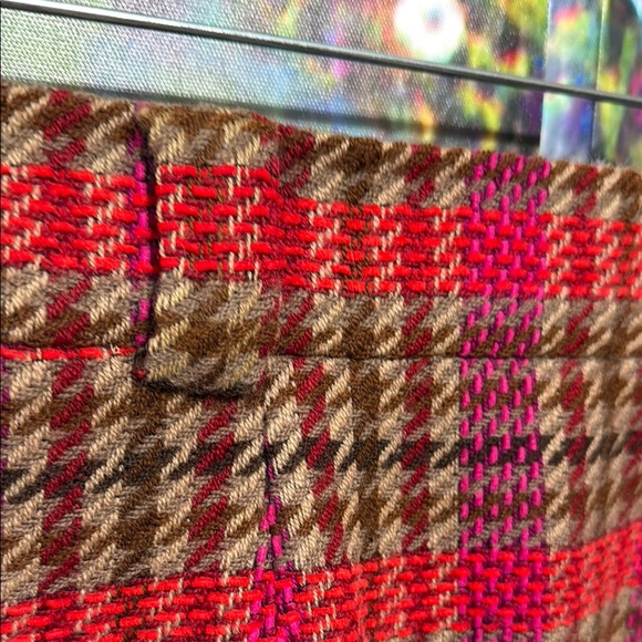 Vintage Mondi Plaid Skirt, Wool/Cotton Blend, Like New, EU 38, Size 6 - Picture 3 of 7